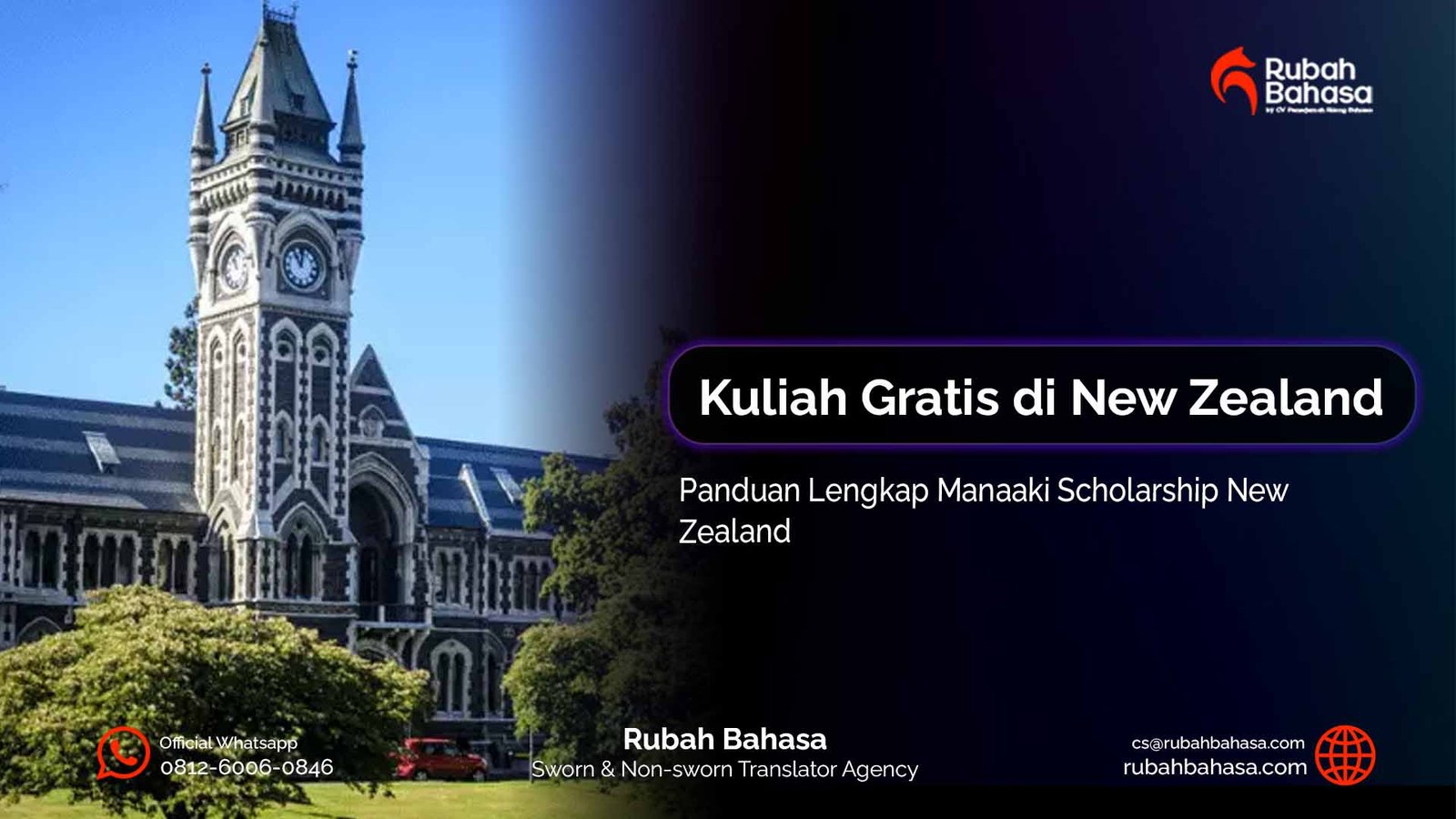 beasiswa Manaaki New Zealand untuk mahasiswa internasional