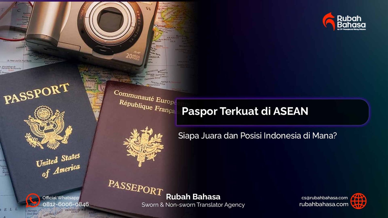 Ranking paspor terkuat di ASEAN dan dunia serta posisi Indonesia dilihat dari akses bebas visa ke berbagai negara