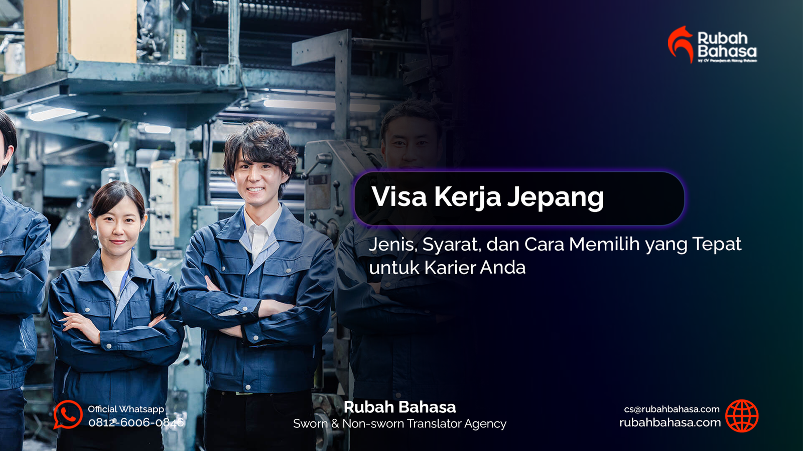 Panduan visa kerja Jepang lengkap mulai dari jenis visa syarat hingga cara memilih visa sesuai karier di Jepang