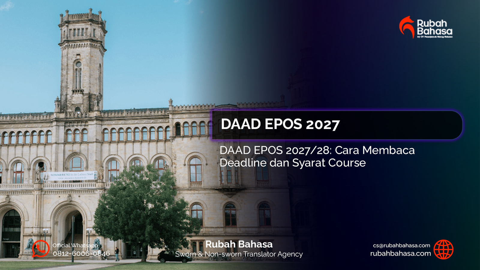 Informasi Beasiswa DAAD EPOS 2027: cara mendaftar, deadline, dan syarat pendaftaran